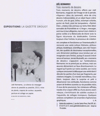 article "Joël Kermarrec" by Lydia Harambourg, pp. 232 et 234 