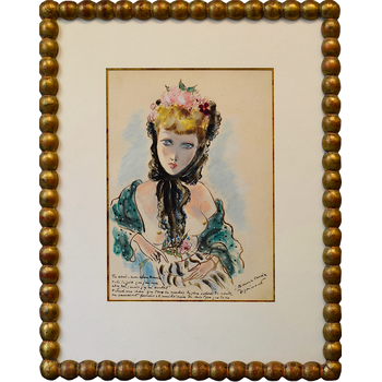 Jeune Femme à la Fleur