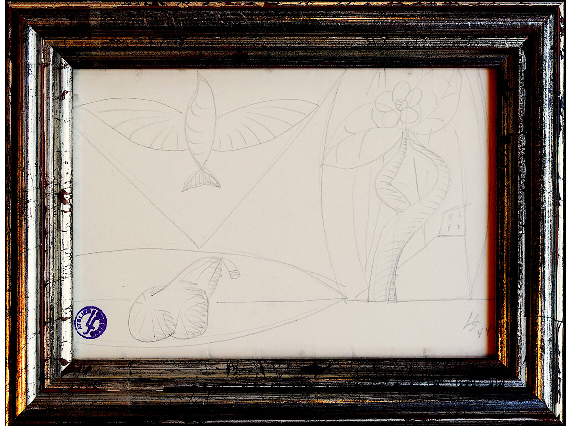 Paysage à l'Oiseau et à la Poire