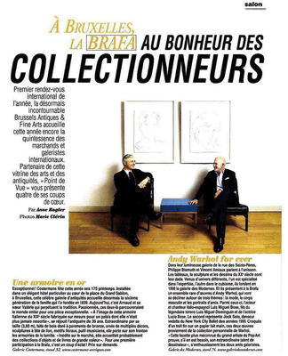 "Au bonheur des collectionneurs", article d'Anne Rogier (photo de Marie Clérin).